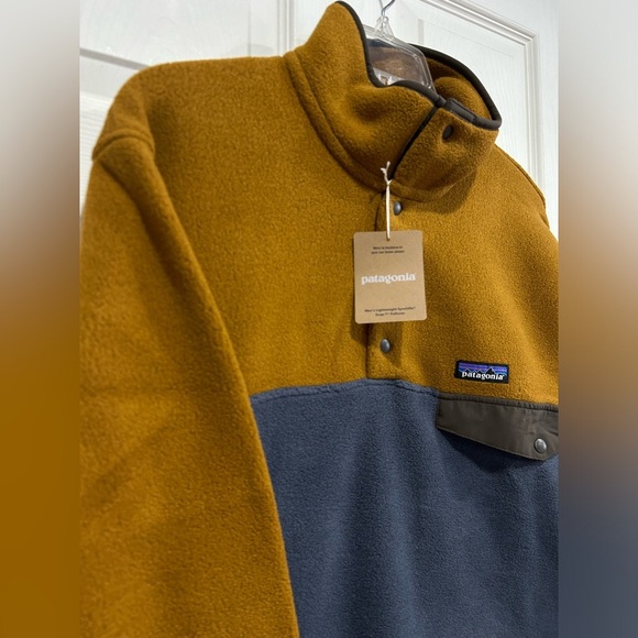 Patagonia Men's XL Lightweight Synchilla Snap-T Fleece Pullover NWT Brown - Picture 2 of 9